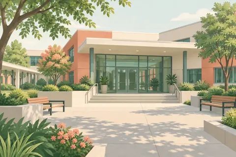 Decorative illustration for Community College calendars