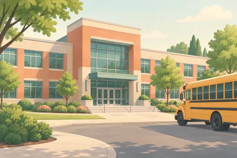 Decorative illustration for K-12 Schools calendars